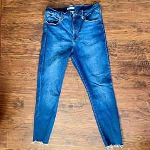 Good American good waist crop jeans